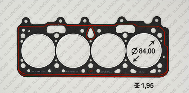 JUNTA FIAT TAPA CILINDROS 1.7 D 1.9D (2M) ILLINOIS