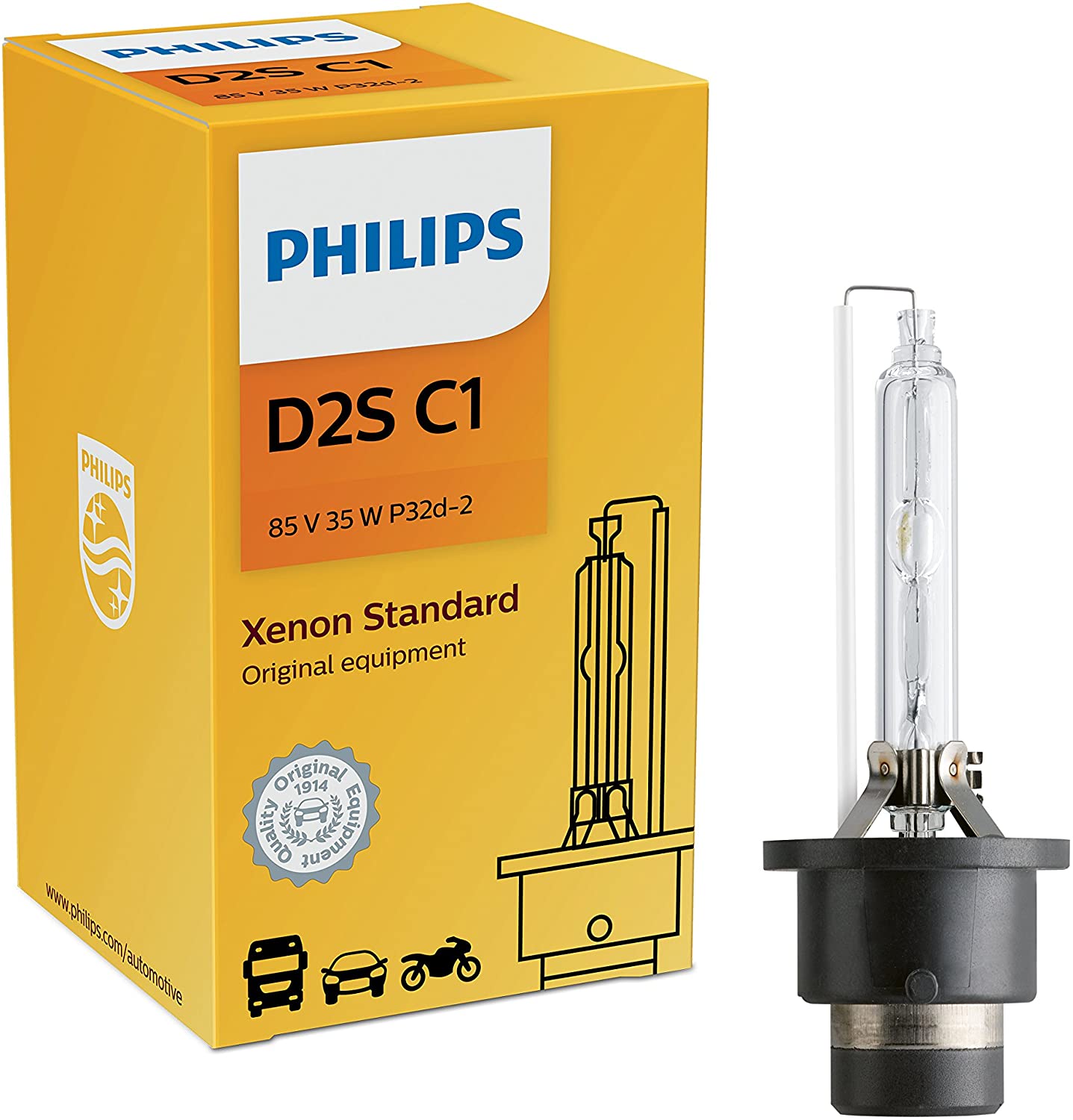 Lámpara de descarga de alta intensidad D2R