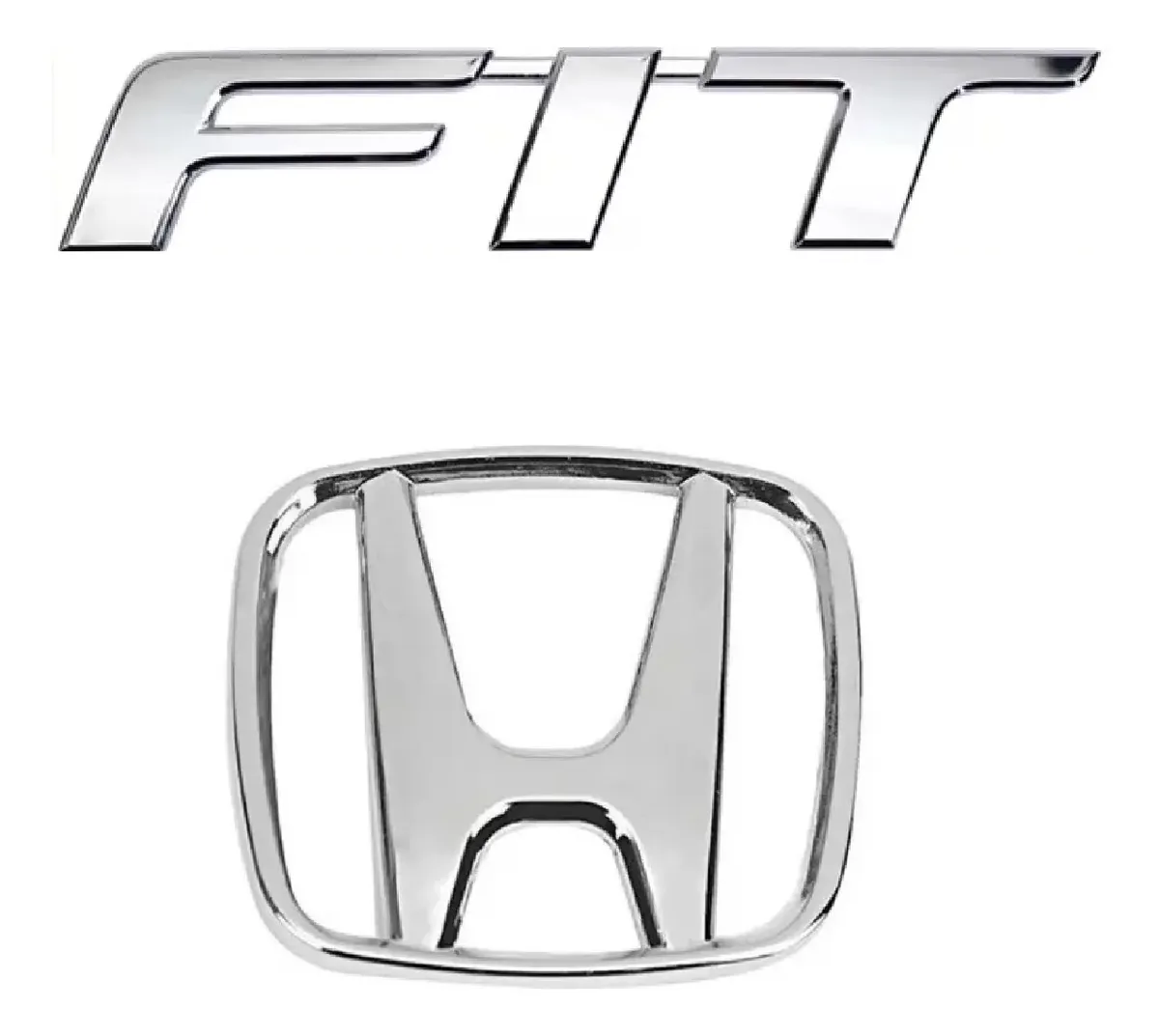 Fit Emblems Logo Cromo Trasero 2018 2019 2020 2021