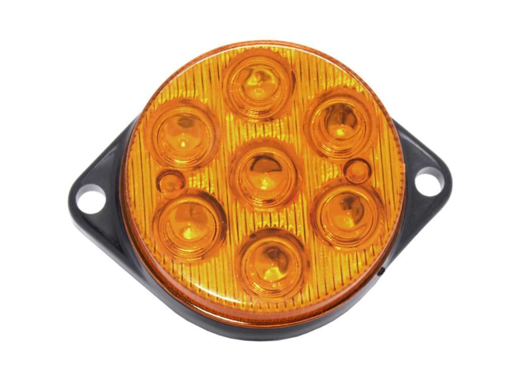FARO LATERAL UNIV. RED. LED AMBAR 12V