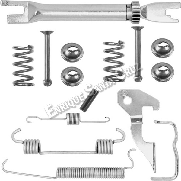 Kit de tambor de freno trasero derecho