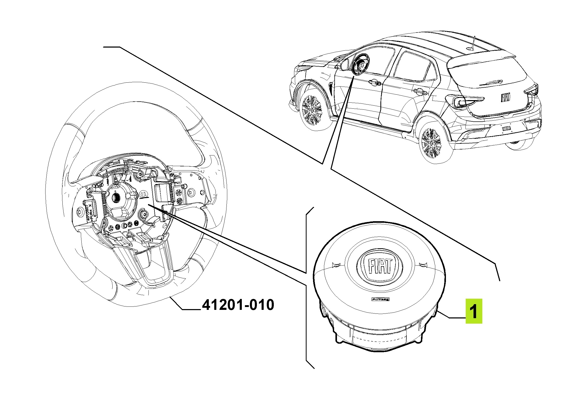 AIRBAG CONDUCTOR -ORIGINAL