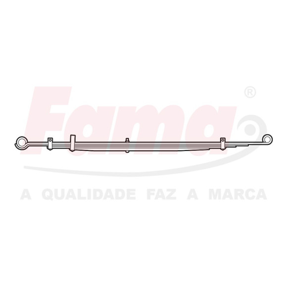 ELASTICO TRASERO MITSUBISHI L200 2008/2011