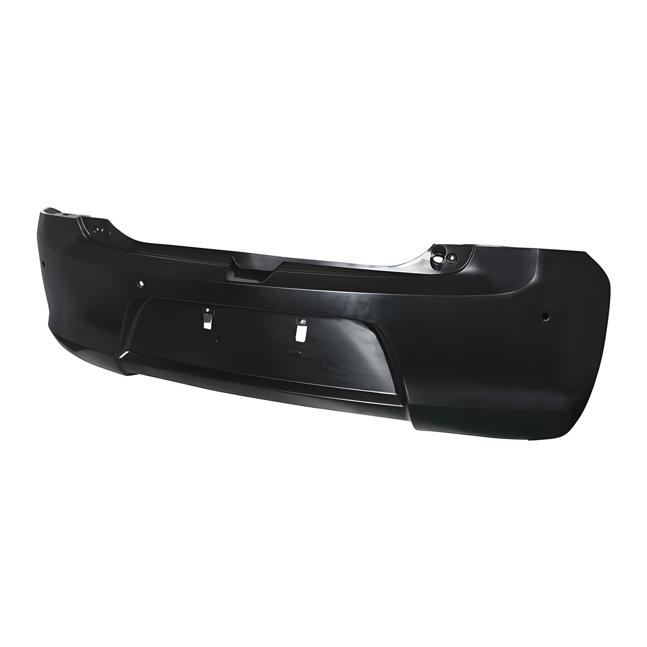 PARAGOLPE TRAS. NEGRO LISO C/AGUJERO SENSOR -ORIGINAL