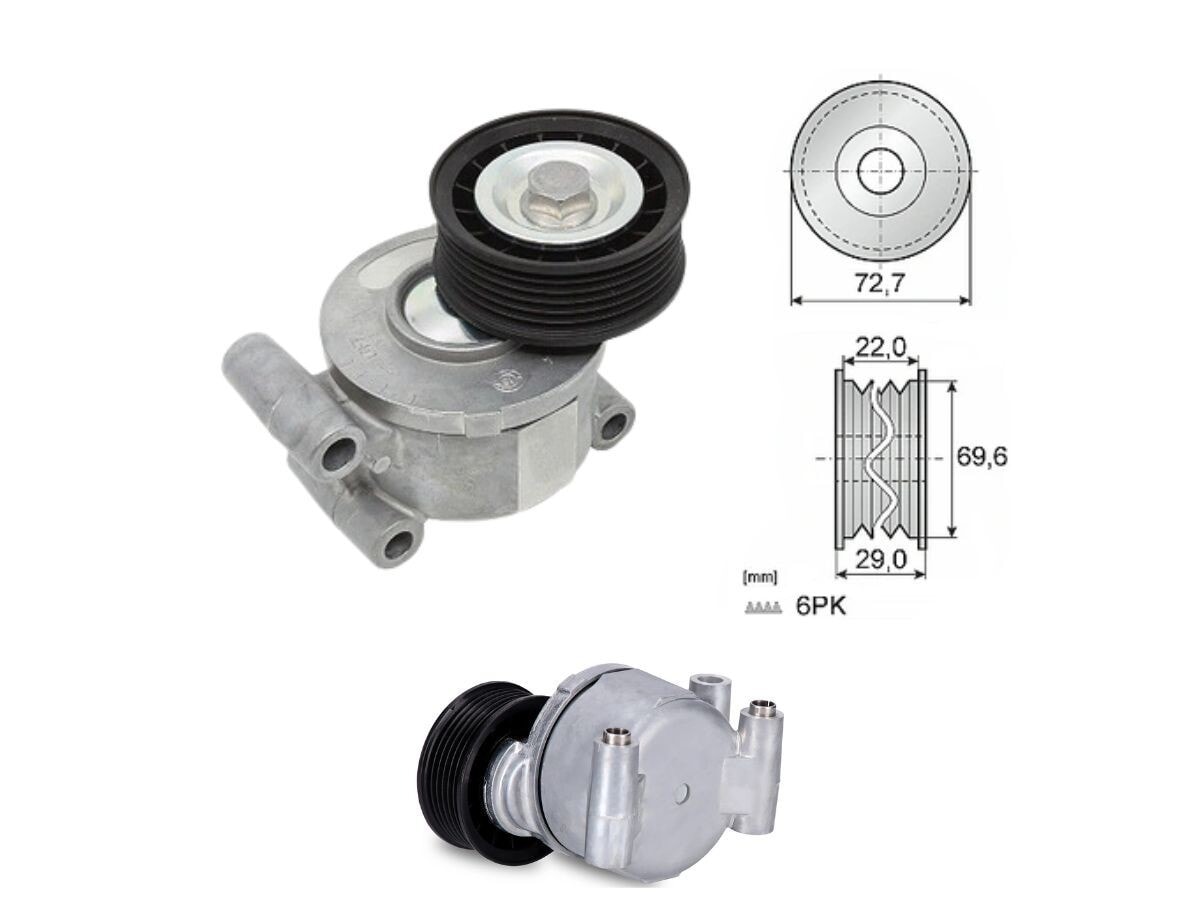 Tensor de correa de accesorios