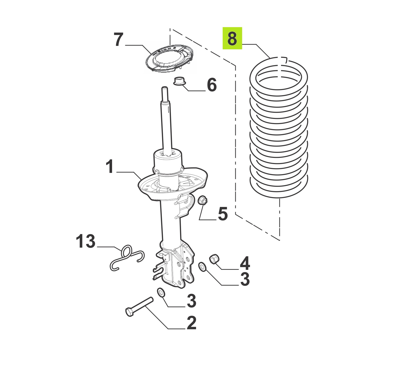 ESPIRAL DELT. IZQ./DER. -ORIGINAL