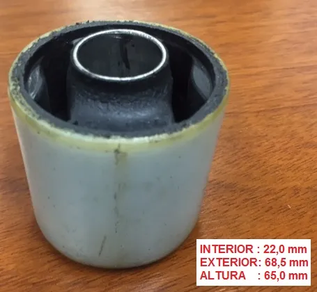 BUJE BASTIDOR INF FORD FIESTA 04 (NYLON) P/TRA (B)