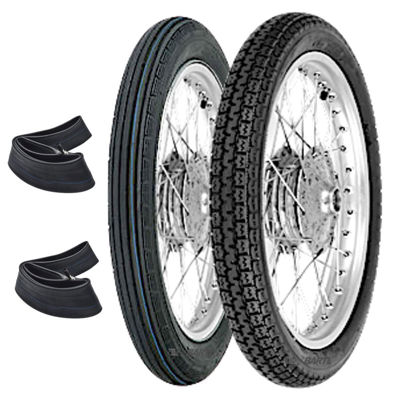 Combo Moto Cubiertas 250-17 y 275-17 011 y 015 c/cámaras