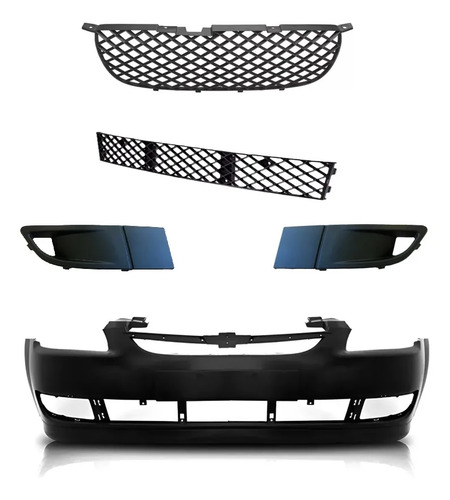 Paragolpe Con Rejillas Careta Chevrolet Corsa Classic 09 15