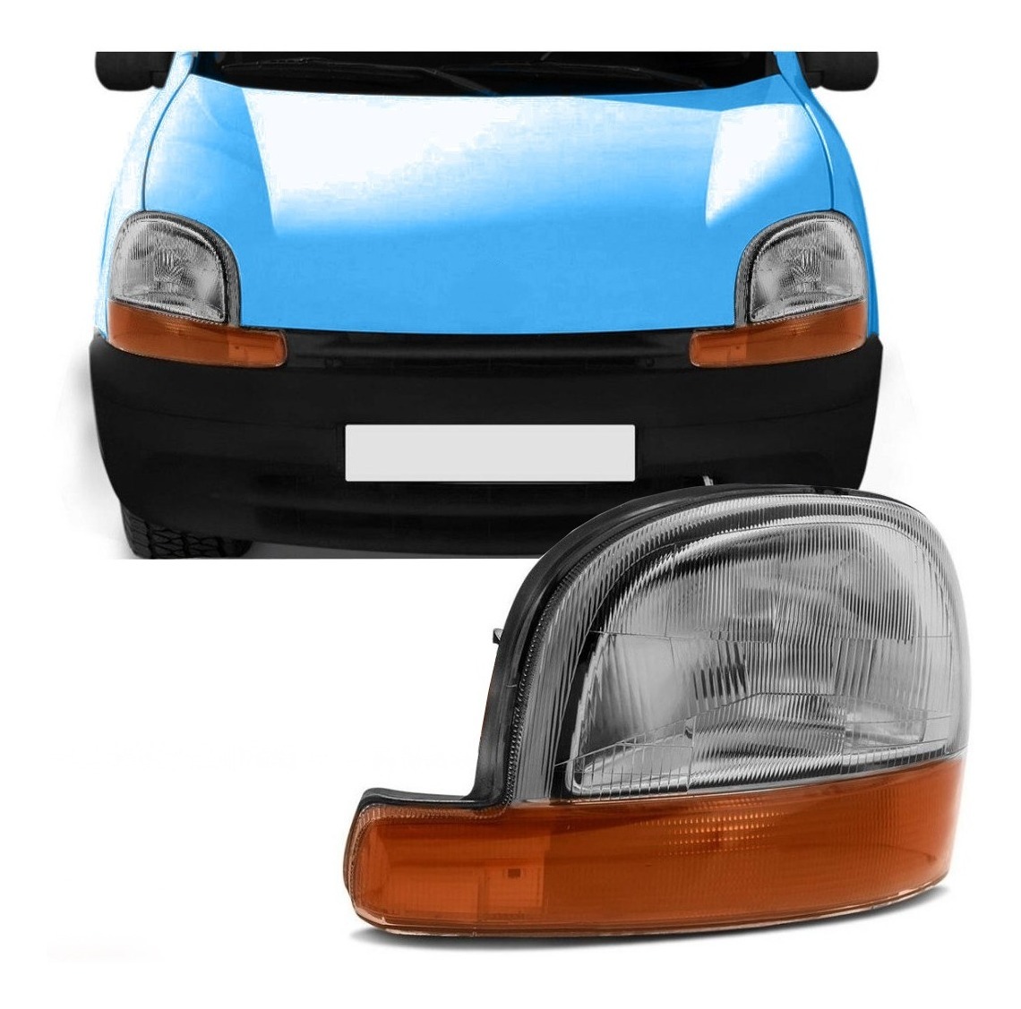 Faro delantero izquierdo Renault Kangoo