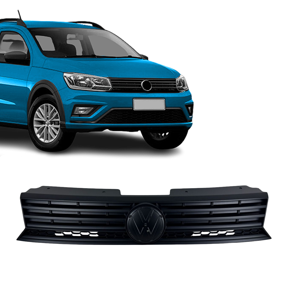 Careta Negra VW Saveiro G7 2016/