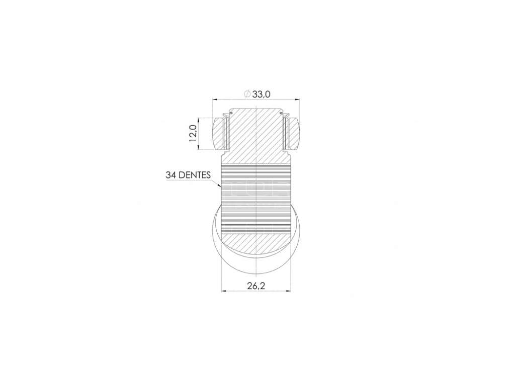 TRICETA PE 306/405 34E 33.00MM