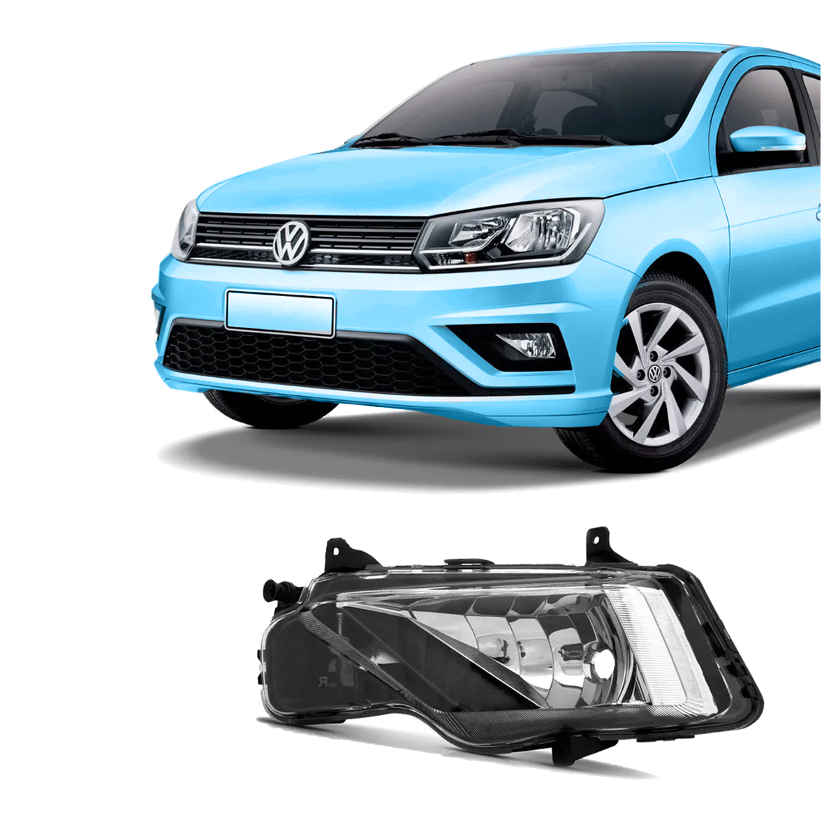Faro Auxiliar Caminero Izquierdo Volkswagen Gol G8