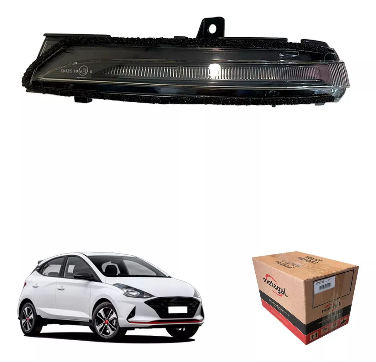 Luz intermitente de retrovisor