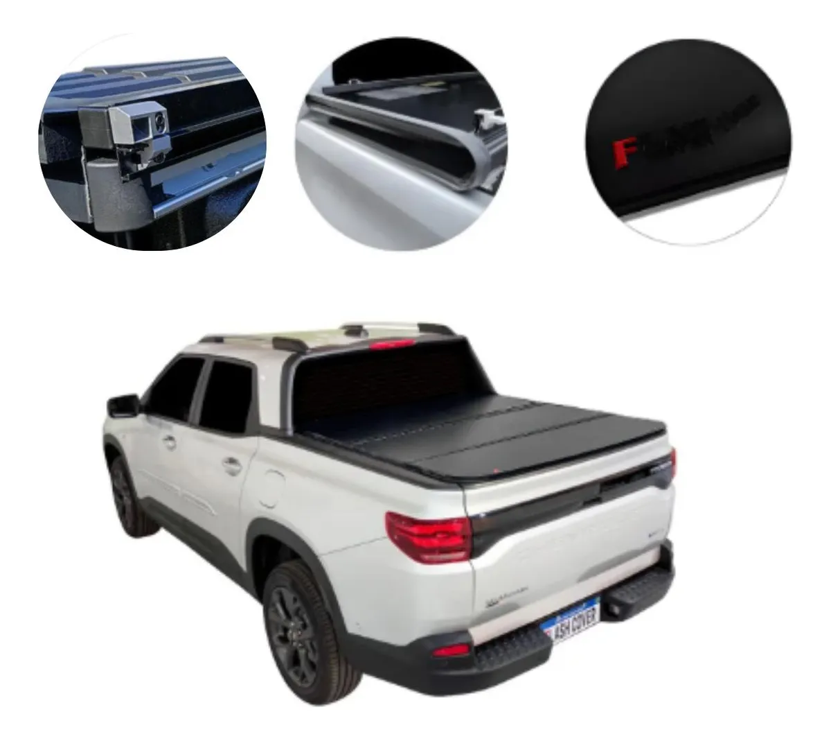 Capota Rígida Plegable para Caja de Pickup