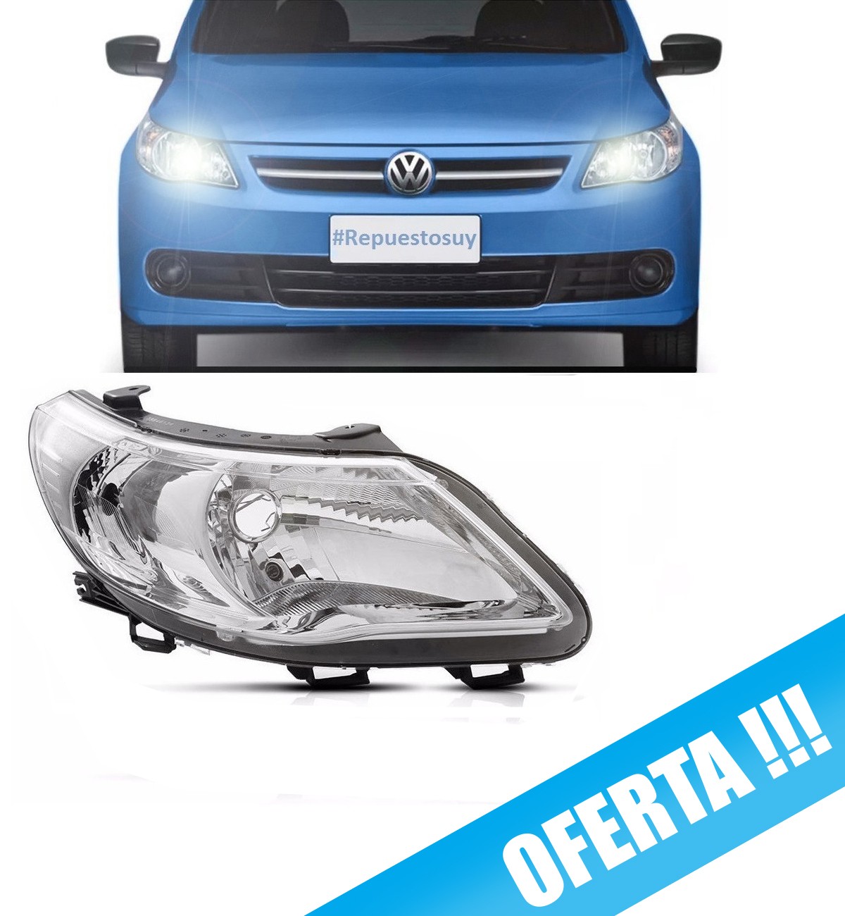 Semioptica Derecha VW Gol G5 / Saveiro 2009 / 2013