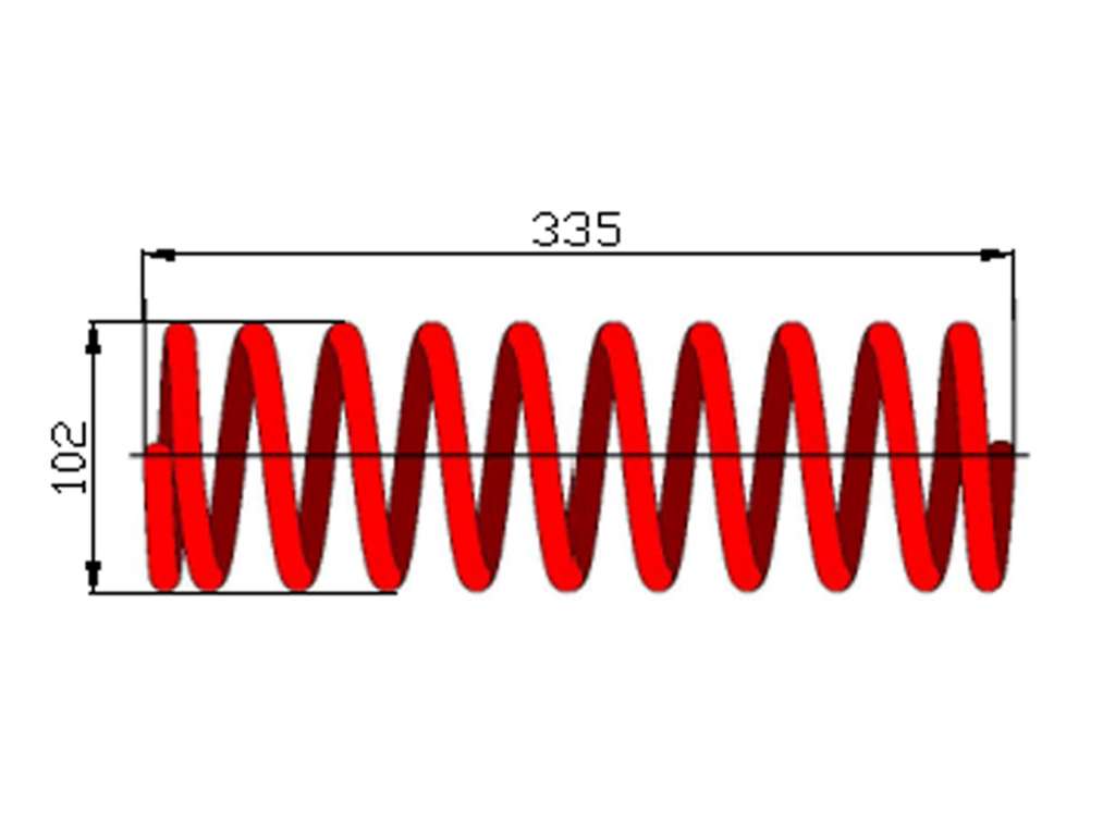 ESPIRAL TRASERO VW GOL III C/UNO