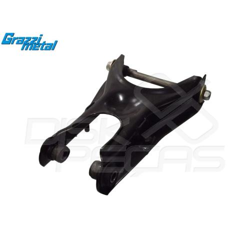 BANDEJA SUSP. TRAS. FIAT UNO 2002...2013 C/BUJE Y EJE GRAZZIMETAL FI124C - GZ124 - 7576418