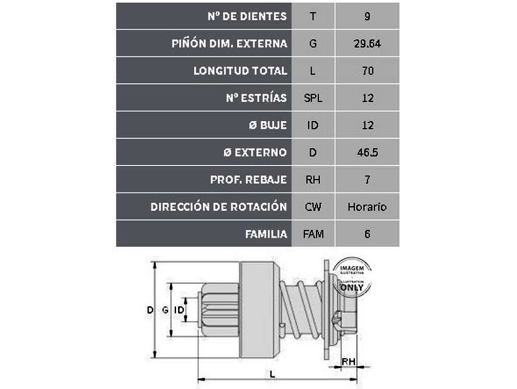 BENDIX FORD 9D. 12E