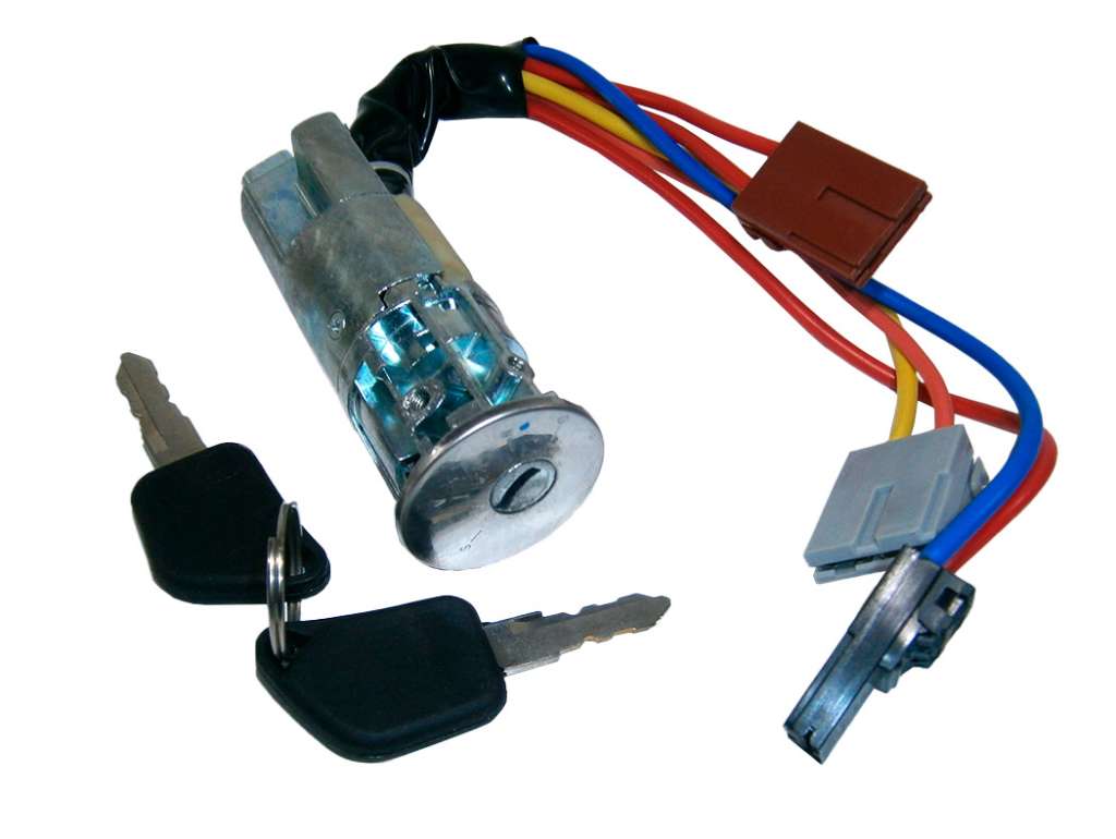 Cilindro de arranque Peugeot 106, 405, Citroën Berlingo con 3 fichas