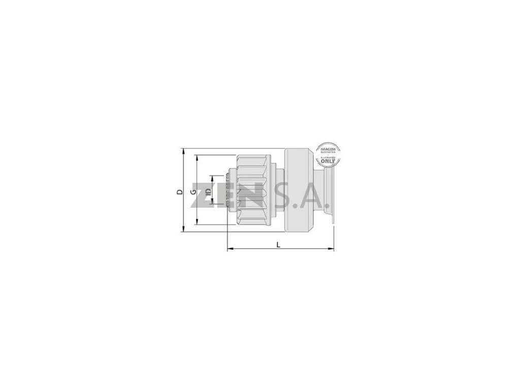 BENDIX N-DENSO FO F150/MB C180/C200 13D