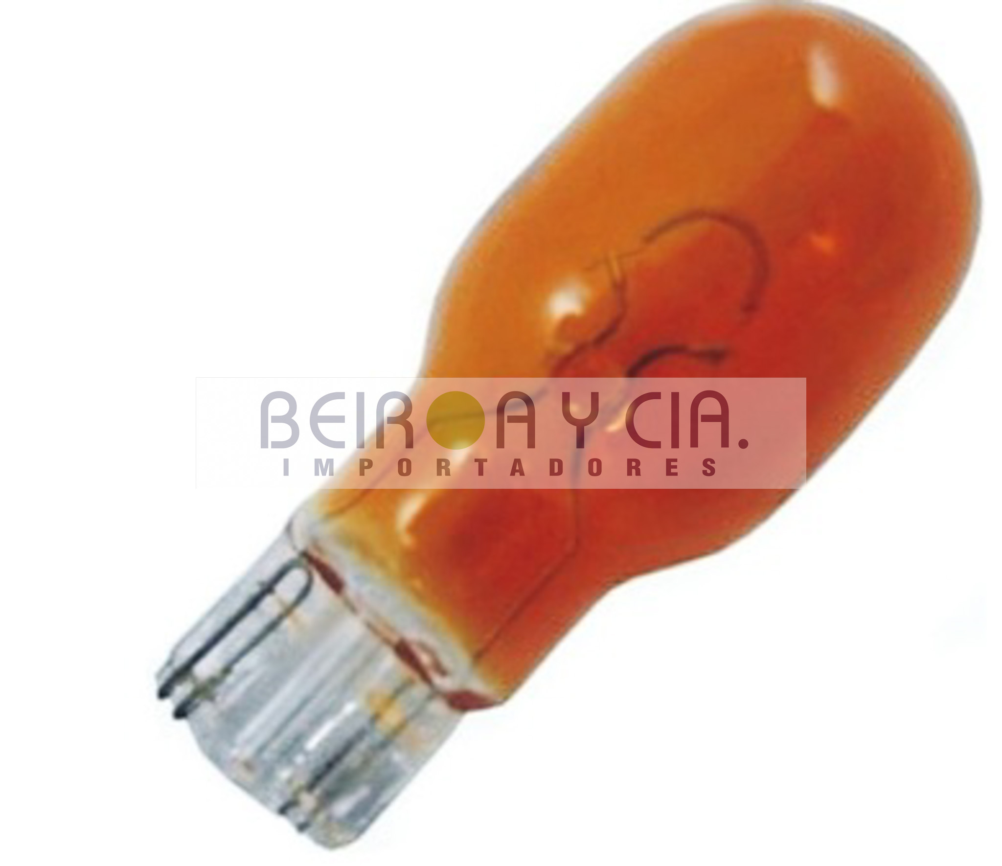 LAMPARA GAUSS 12V 16W C/IMPRESO GRANDE AMBAR