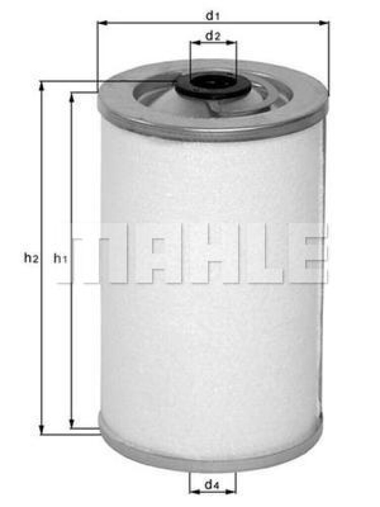 Filtro de combustible tipo elemento