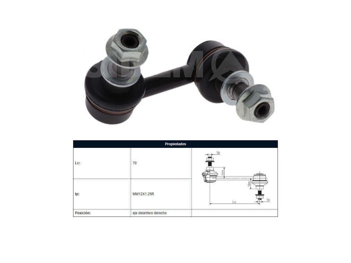 Bieleta Nissan D23 - Frontier - Np300 15-25 Der