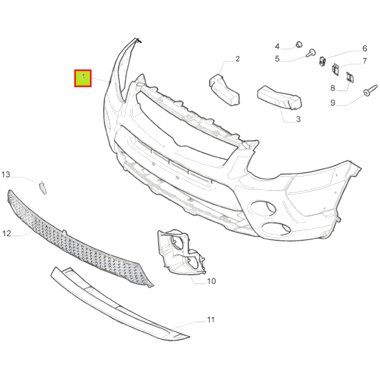 PARAGOLPE DELT. SEMIPRIMER -ORIGINAL