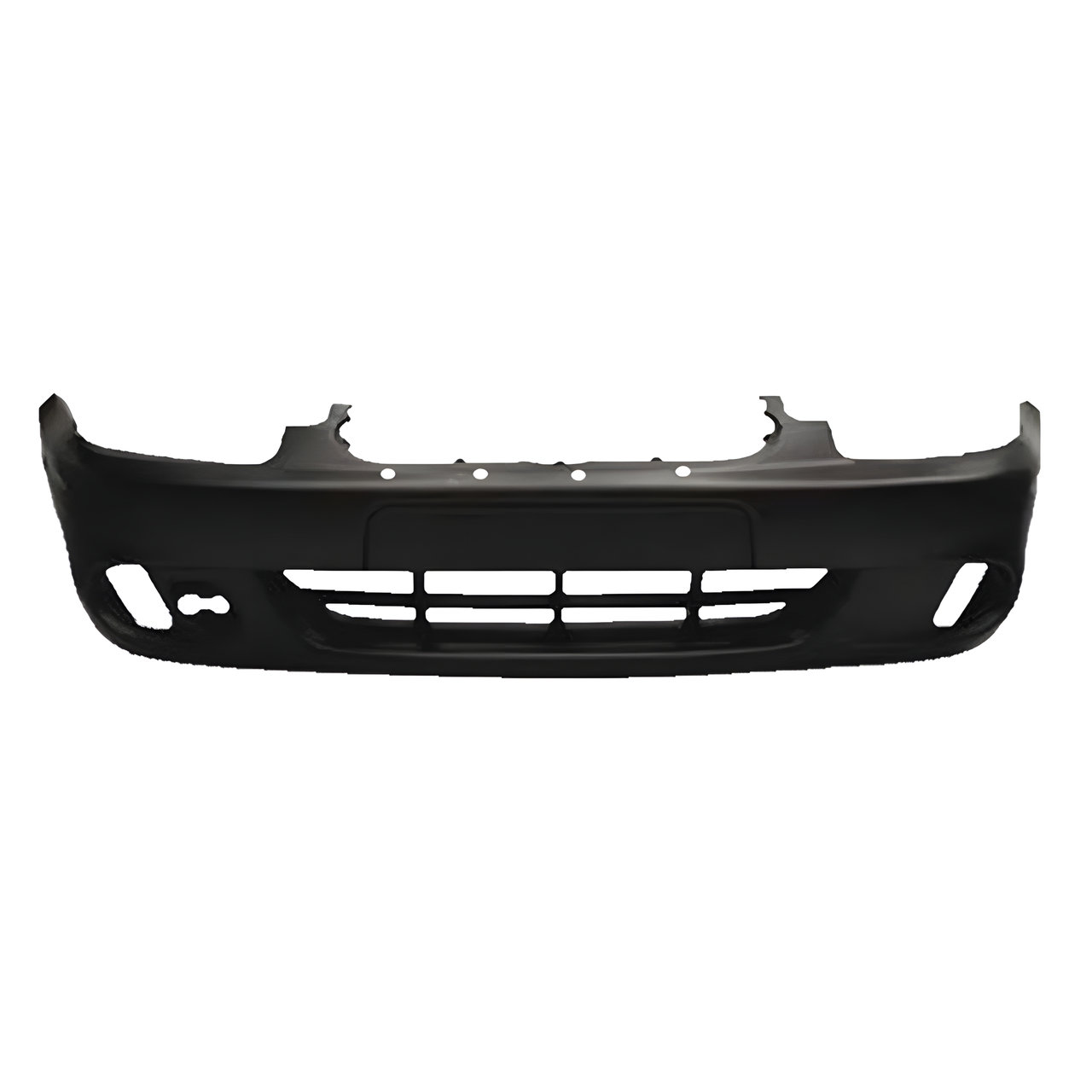 PARAGOLPE DELT. NEGRO LISO C/CAM. C/AGUJ. MOLDURA INFERIOR