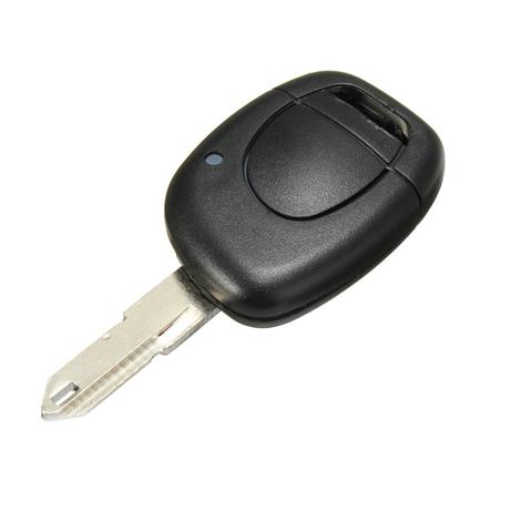 CARCAZA LLAVE CONTACTO CLIO II NEGRA 1 BOTON [AKONEN KEYS]