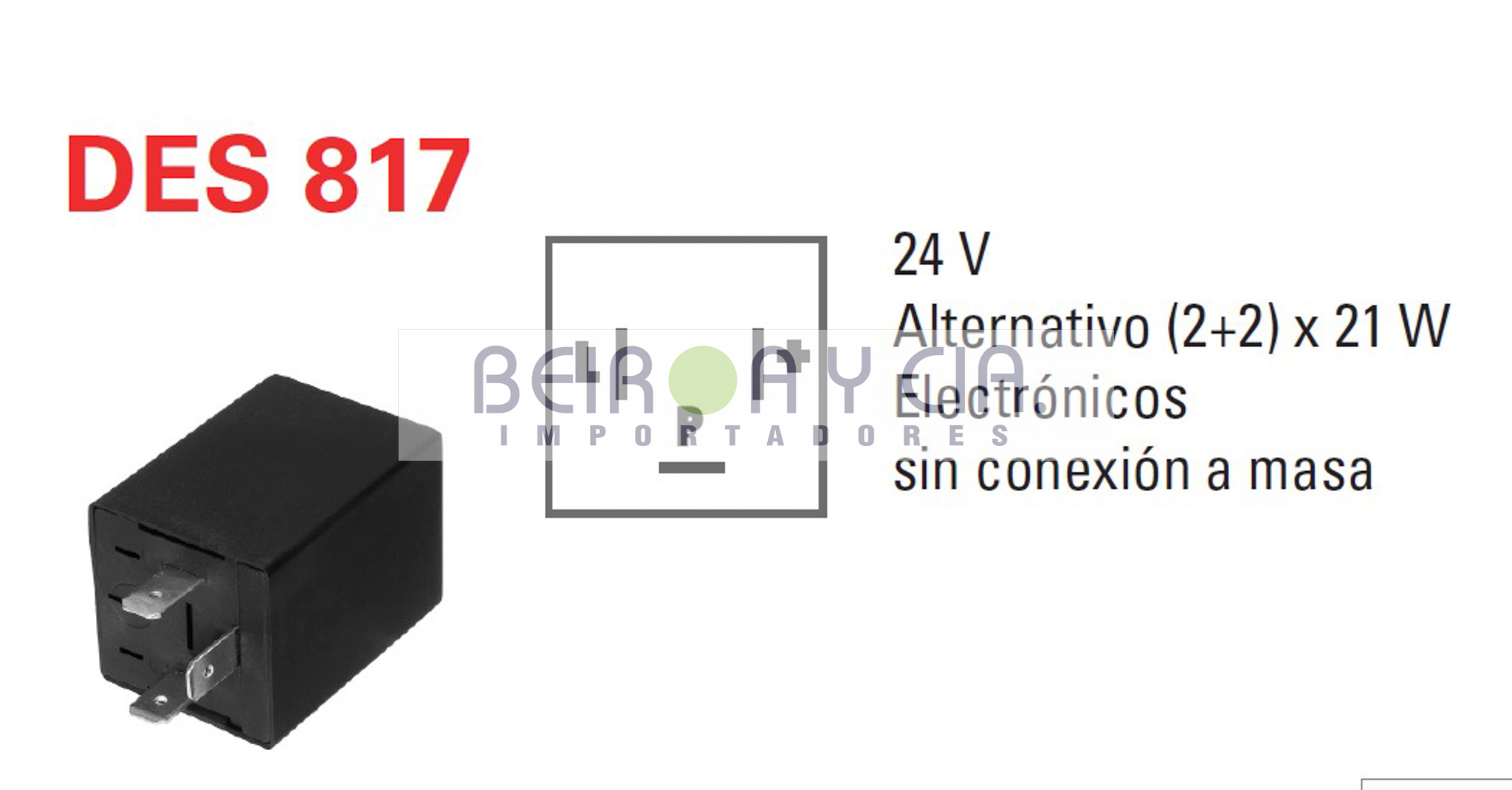DESTELLADOR DZE 817 UNIV. 24V ELECT. 3 TERM