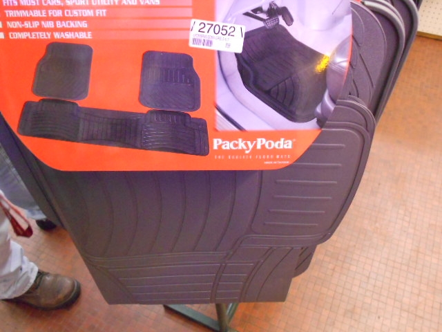 ALFOMBRA PACKY PODA GRIS 3 PIEZAS