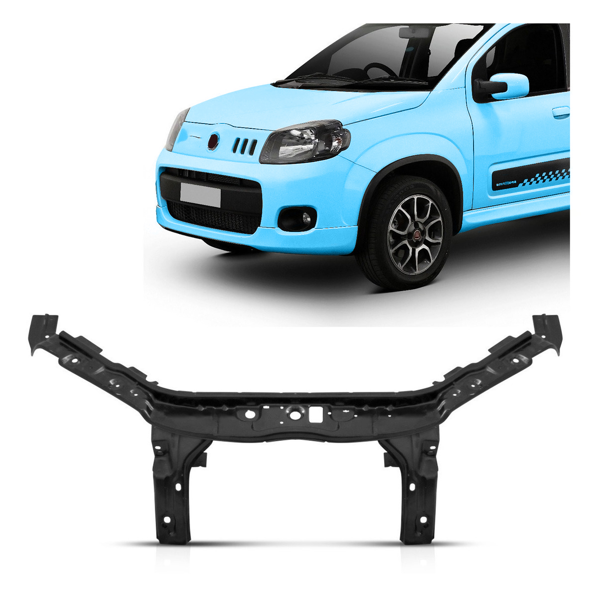 Panel frontal superior con laterales