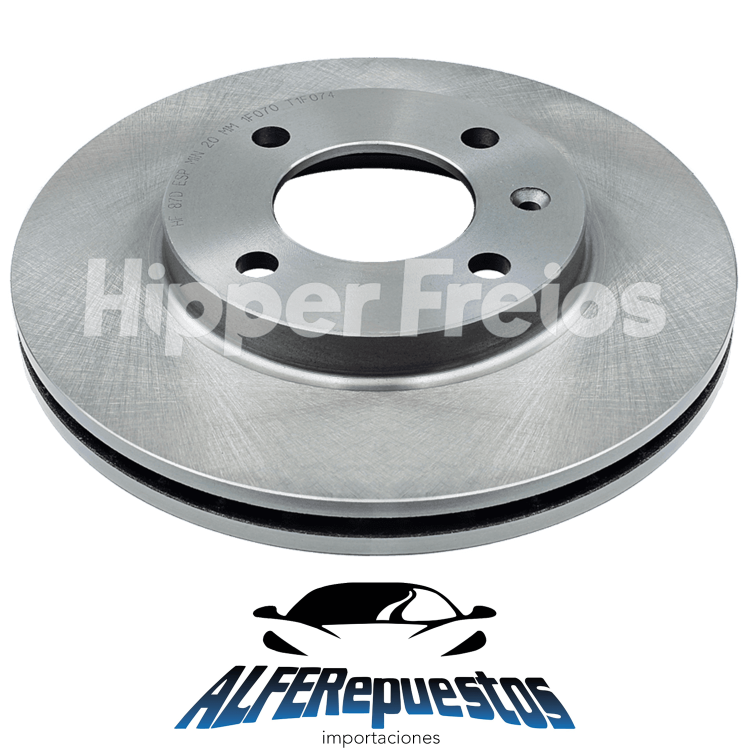 DISCO FRENO VENTILADO VW UP 1.0 236MM