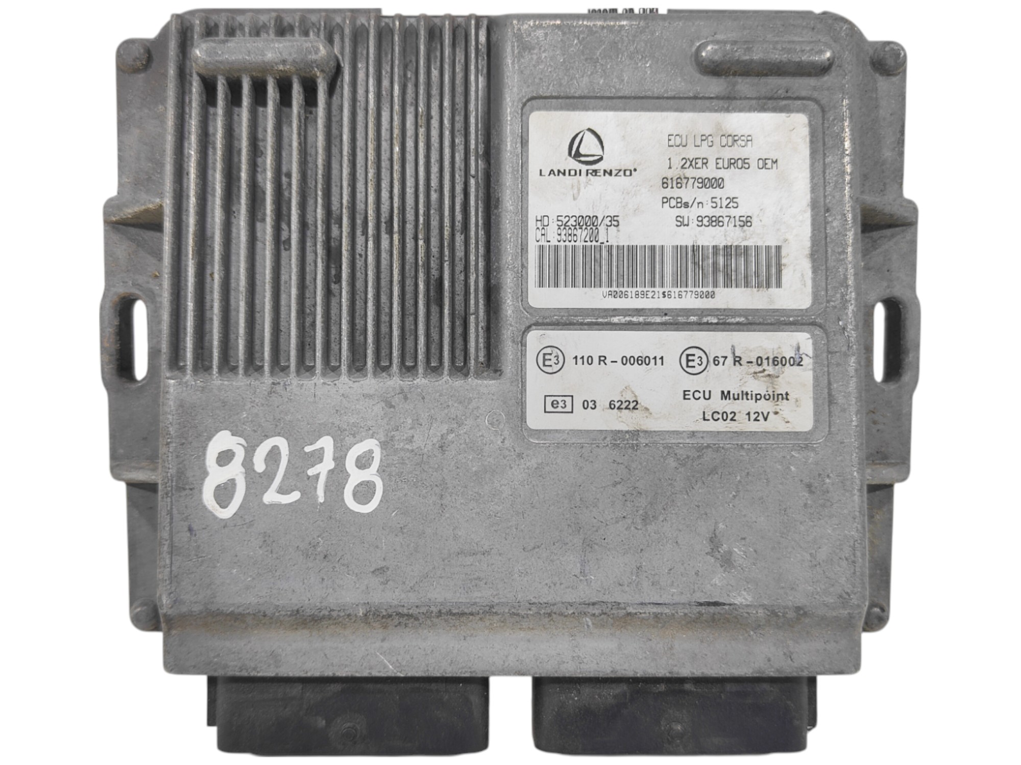 ECU de motor Opel CORSA 1.2XER 63KW 2011, Ref: 8278-K3B11