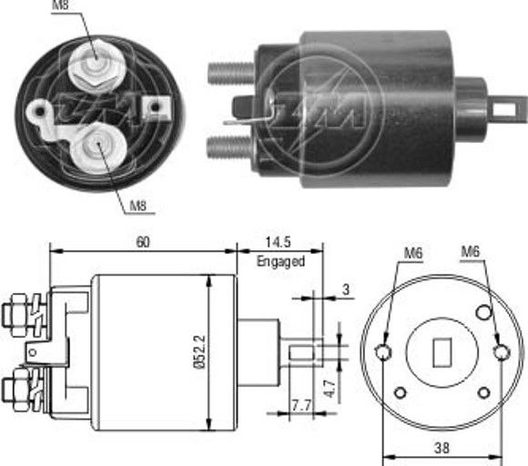 AUTOMATICO ARRANQUE FORD/VW LOGUS/POINTER C/LUCAS