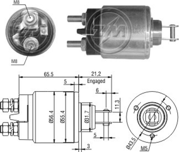 AUTOMATICO ARRANQUE LADA SAMARA 1.3/1.5-CITROEN BX C/ISKRA