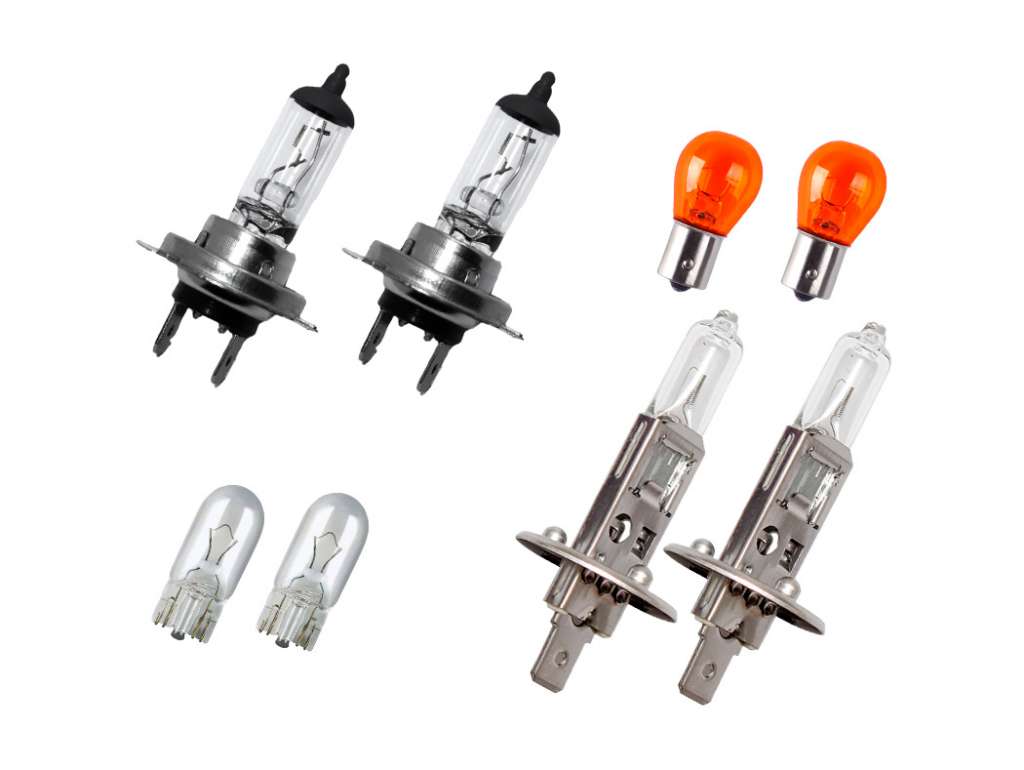 Kit de lámparas para faros, posición y señalización