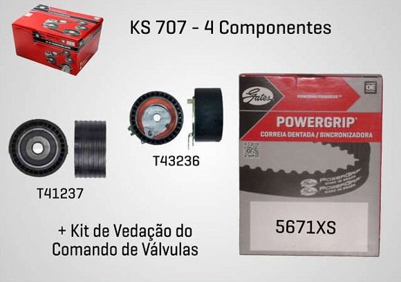 KIT DE DISTRIBUCION RENAULT OROCH 1.6 16V K4M 2015