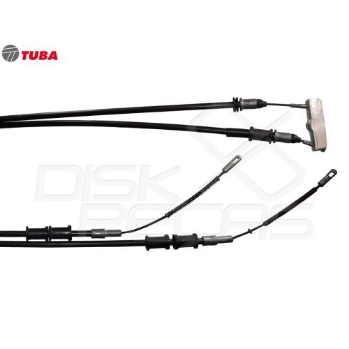 CABLE FRENO MANO CORSA PICK UP CORSA COMBO 1667/1510mm-CABOVEL 157115-TUBA 7239-IKS 4267