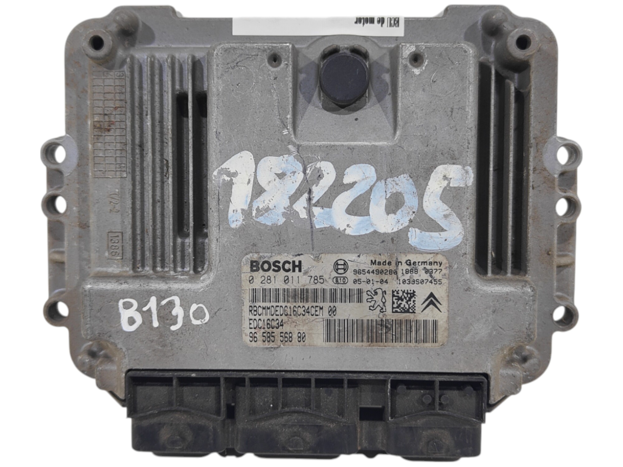 ECU de motor Citroen C2 1.4 HDI 2005, Ref: 8130-K3B7