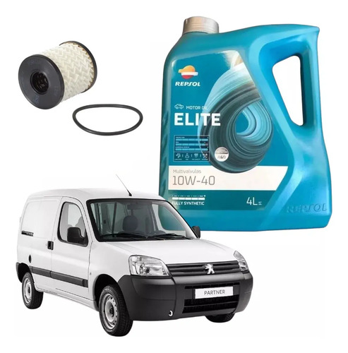 Filtro + Aceite Peugeot Partner 1.6 Nafta