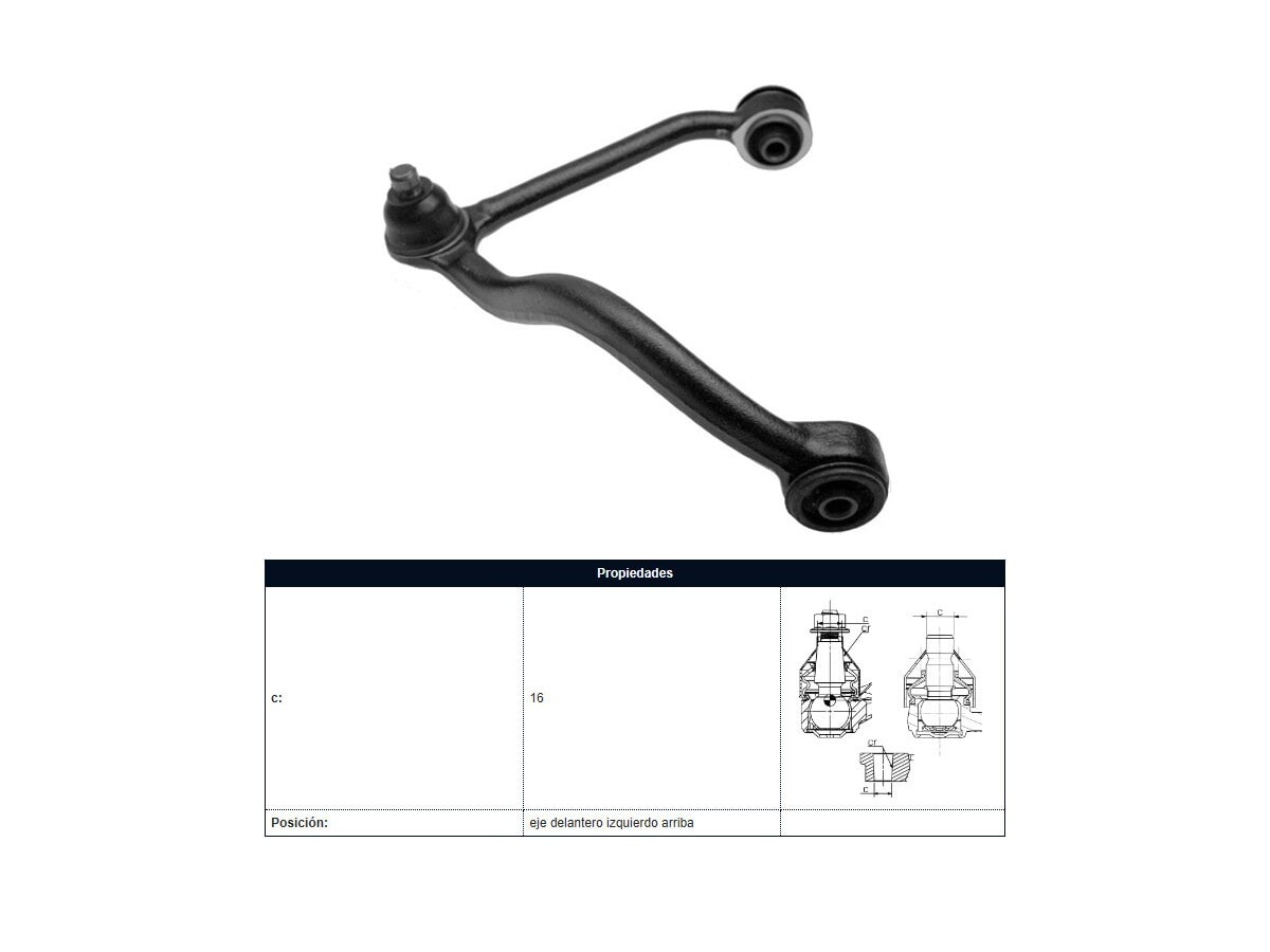 Parilla De Suspension Delantera Kia Sorento 05-25 Izq