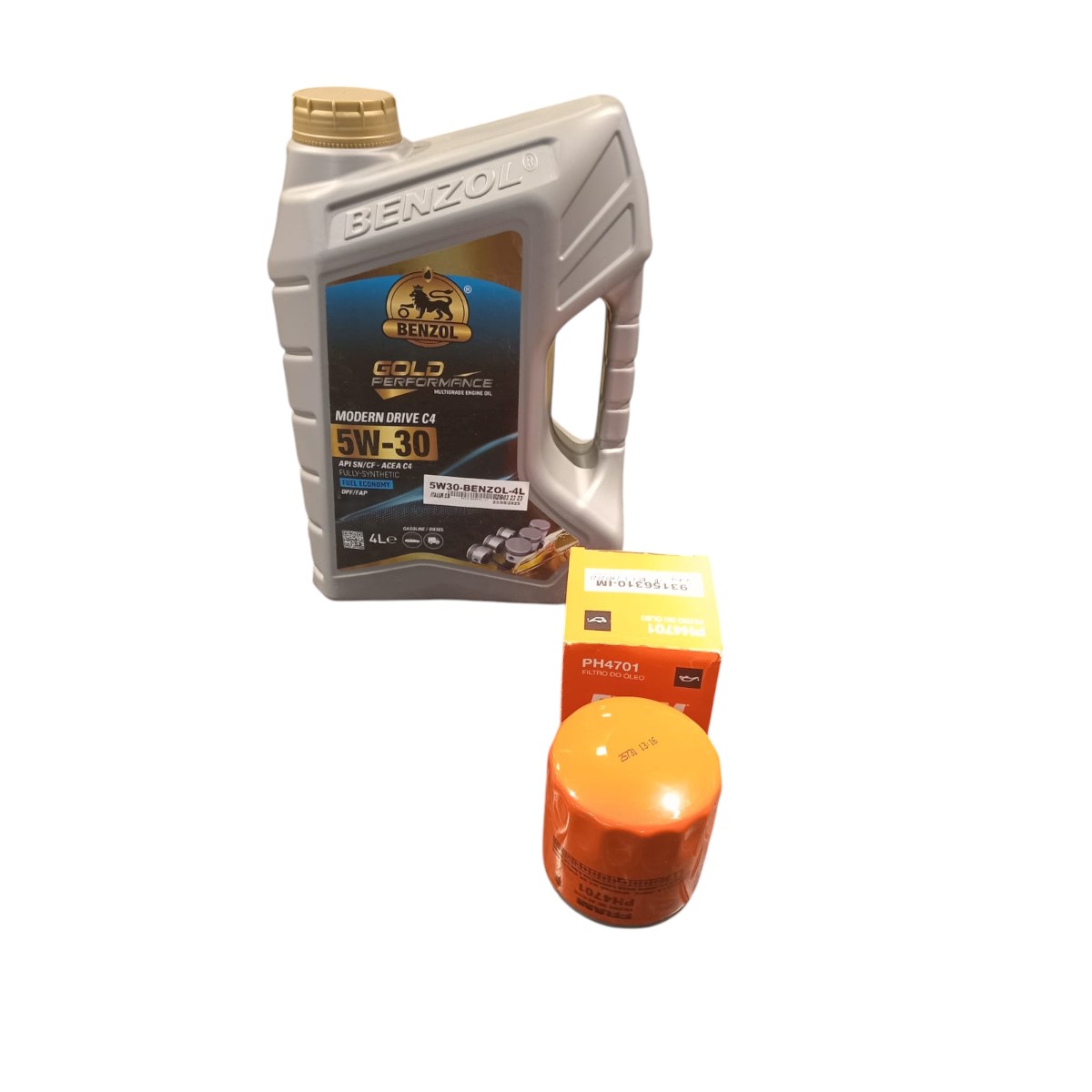 KIT LUBRICANTE Y FILTROS CORSA/CELTA SINTETICO