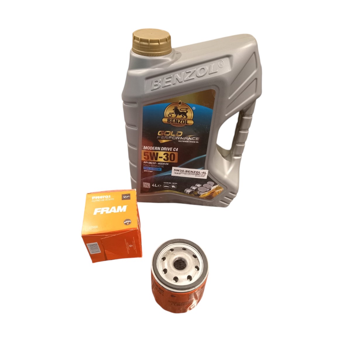 KIT LUBRICANTE Y FILTROS CORSA/CELTA SINTETICO