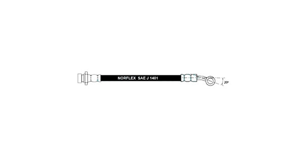 FLEXIBLE DEL IZQ/DER HYUNDAI HB20 2011