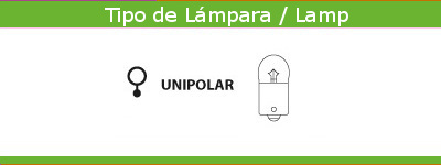 FAROL BAIML 0634FL AMBAR LATERAL C/FLEXIBLE