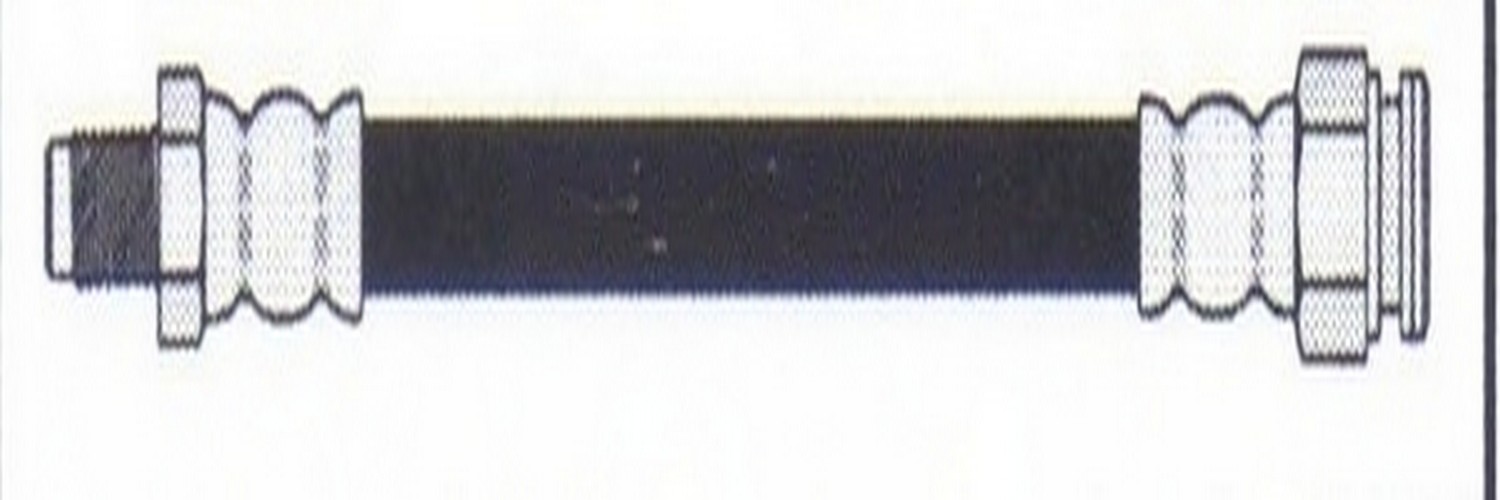 Manguera de freno flexible delantera