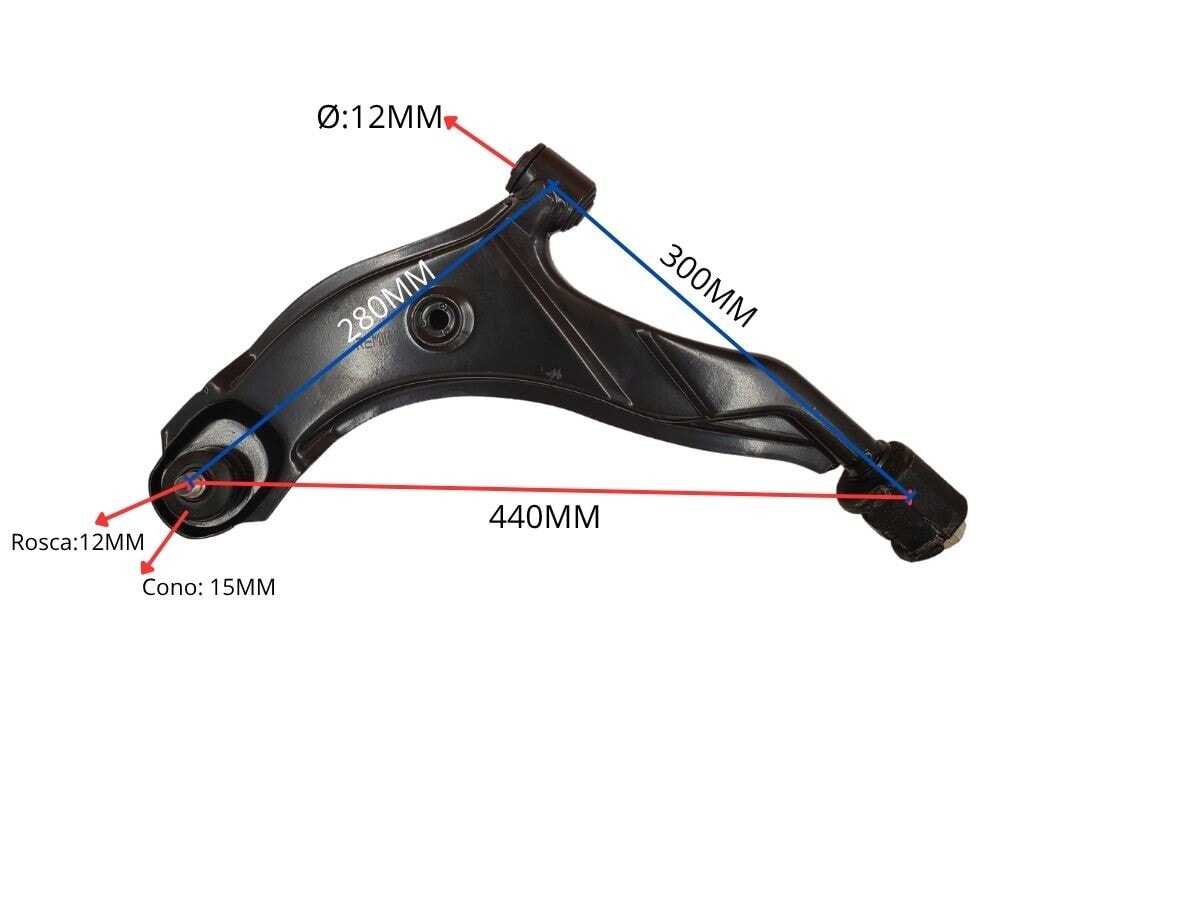 Parilla De Suspension Del Hyundai Accent, Jac J3 A137 94-25 Izq